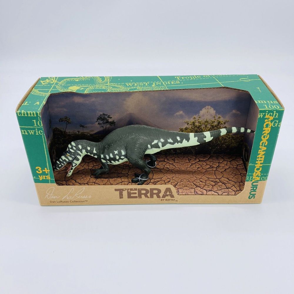Dinosaur Toy Figure Acrocanthosaurus Atokensis Plastic Terra by Battat New
